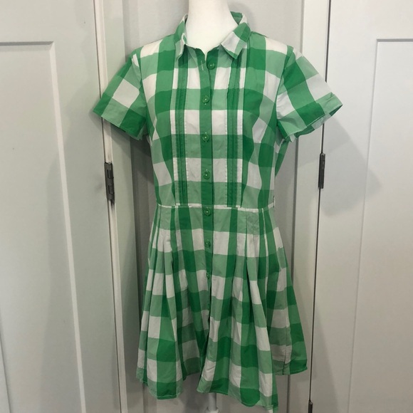 boden gingham shirt dress Arabella Linen Blend Dress - Navy Gingham